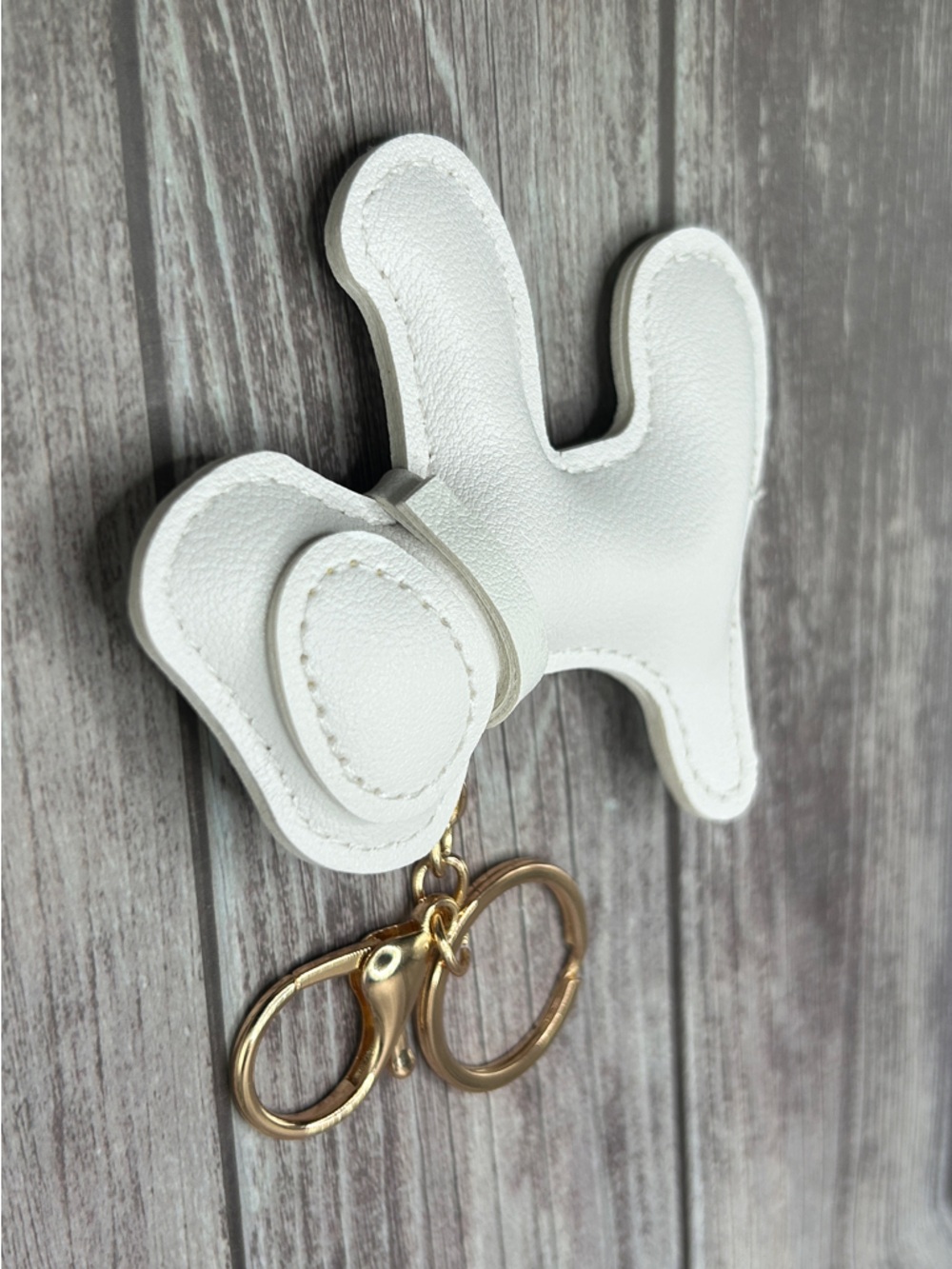 🐶NEW Dog Bag Charm/ Keychain Adorable Puppy Dog White - Picture 6 of 9